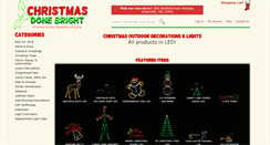 Desktop Screenshot of christmasdonebright.com